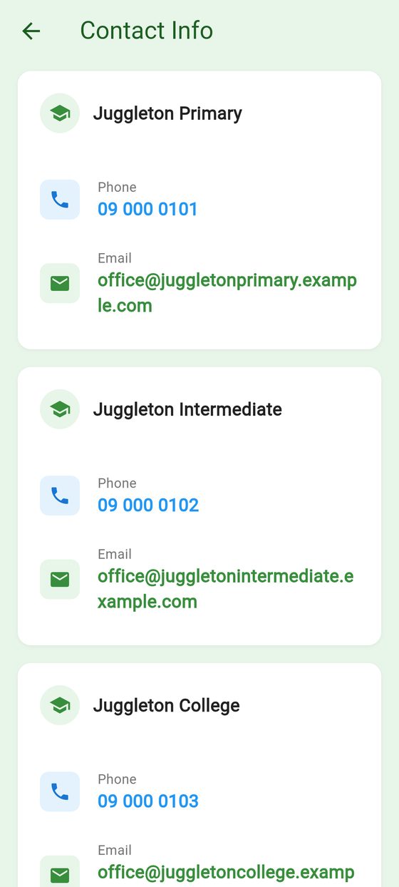 School contact details
